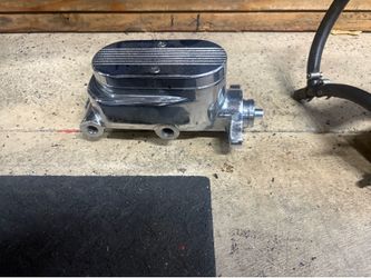Chrome, master cylinder and proportioning valve