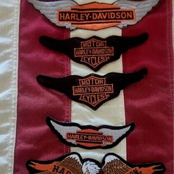 VINTAGE HARLEY DAVIDSON WING PATCHES