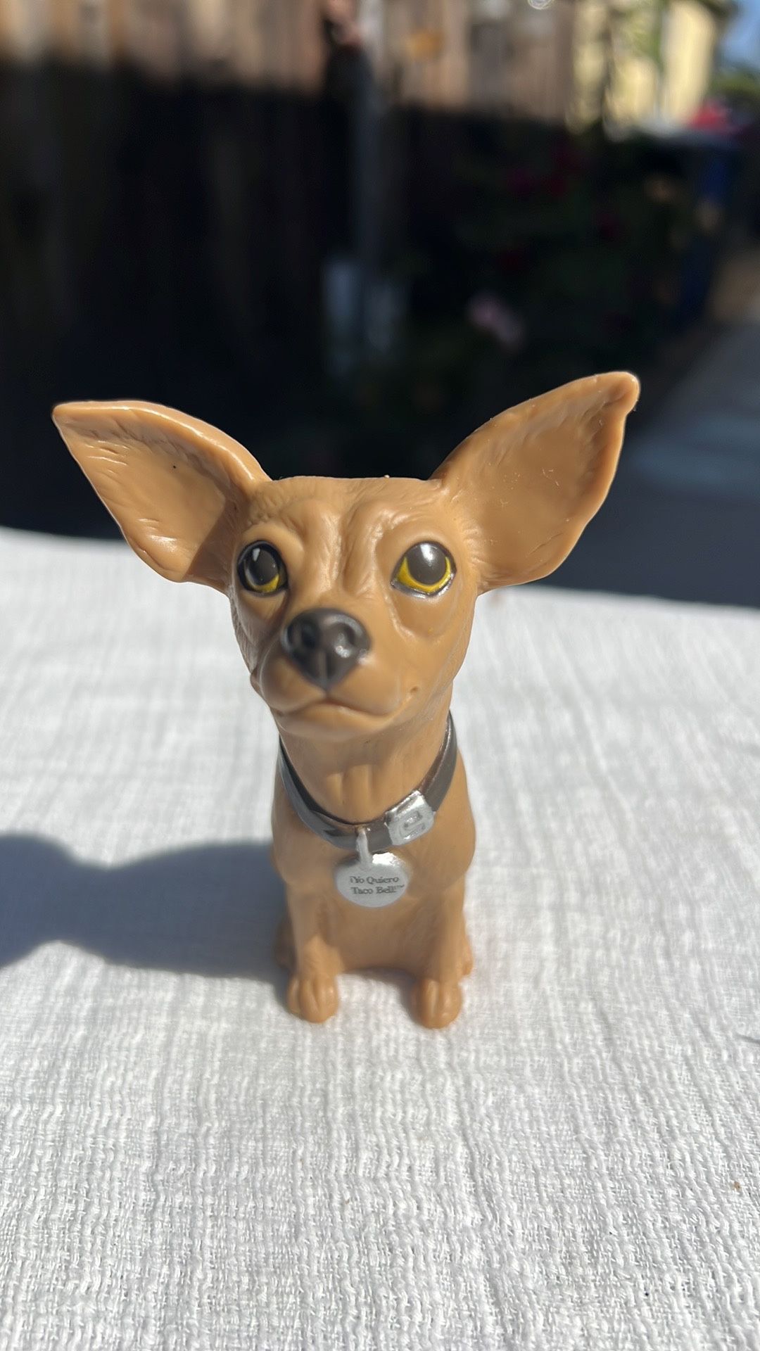Vintage TACO BELL Chihuahua Dog Yo Quiero Taco Bell Figure Toy. 1990's