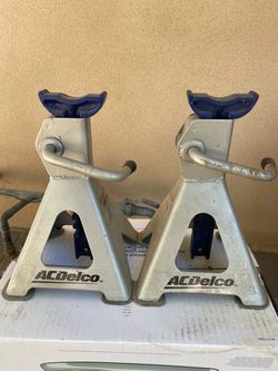 Two ACDelco 34124 Steel 3 Ton Capacity Jack Stand