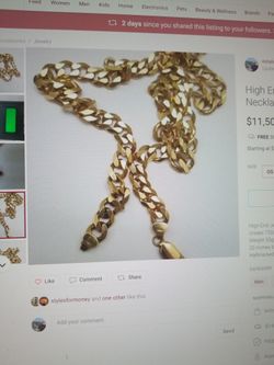 High end Jewelry! 18k Solid Yellow Gold Italian Necklace,  20", 55gr