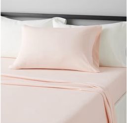 Twin Size Cotton Jersey Blend Bed Sheet Set