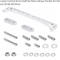 Rear Lower Control Arms Subf for Ram e Brace Tie Bar for Honda for Civic EK 96-00 Silver