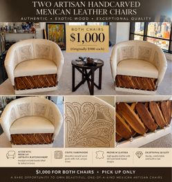 Gorgeous. high-quality Mexican chairs