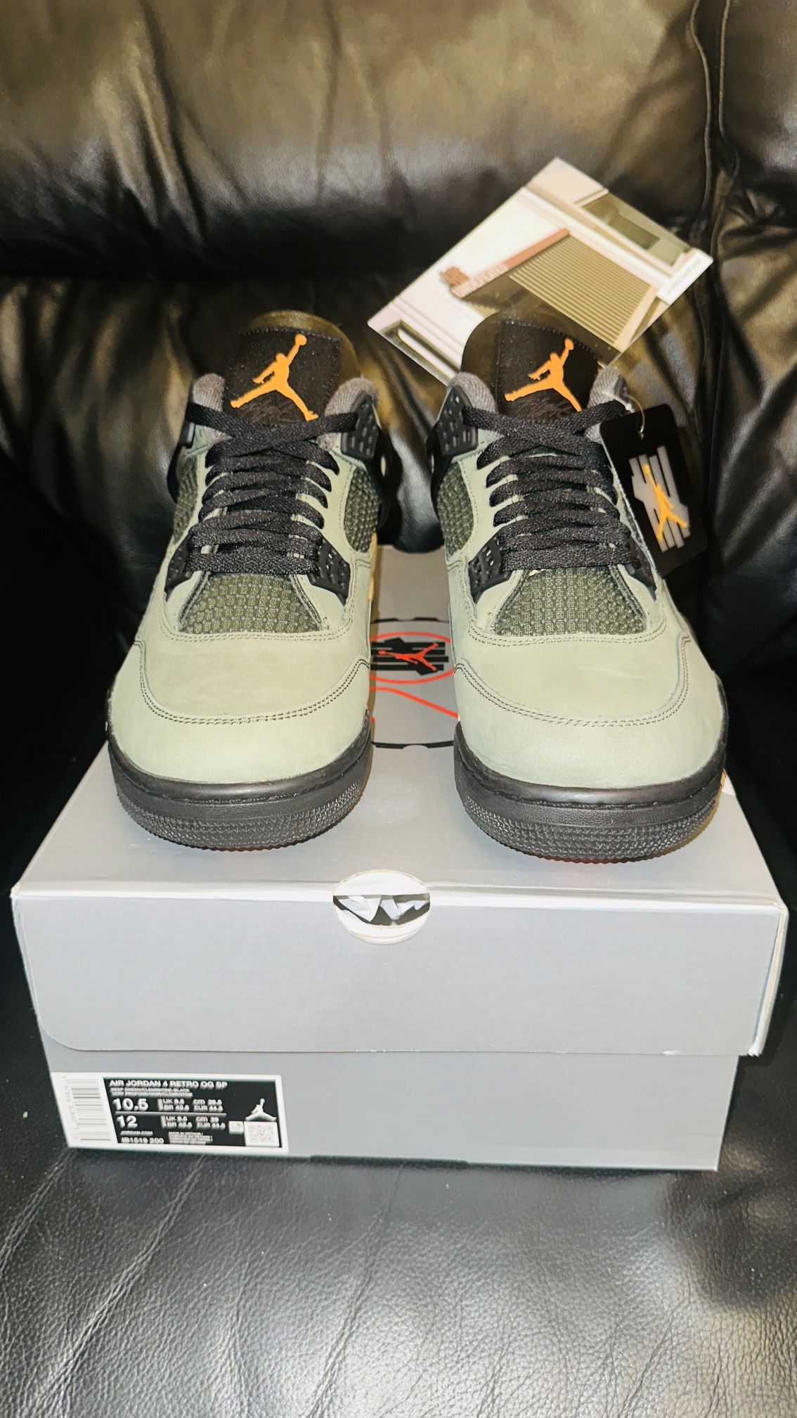 Nike Air Jordan 4 Undefeated Sz 10.5 DS