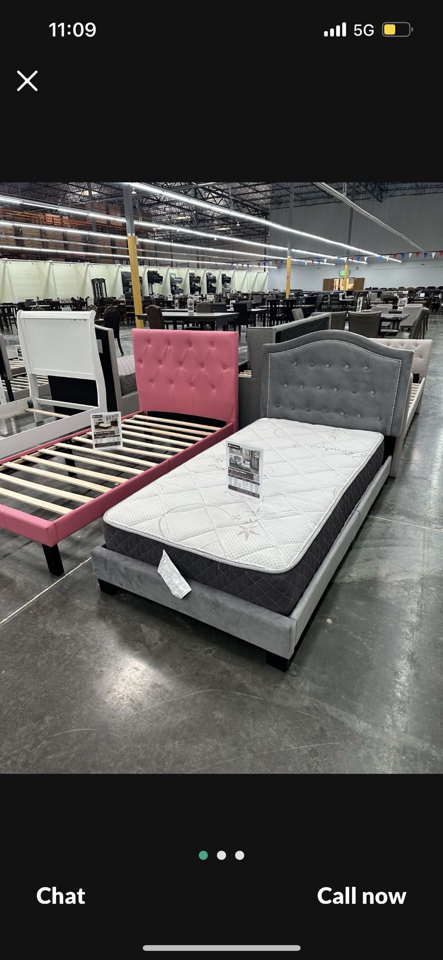 New Twin Bed Frame With Mattress