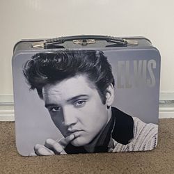 Elvis Presley Collectible Metal Lunchbox Modern Era Music Memorabilia