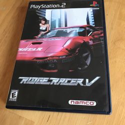 Sony PS2 Ridge racer V Mint Condition