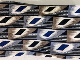 Blue/White/Grey Pattern Necktie. Make an offer.