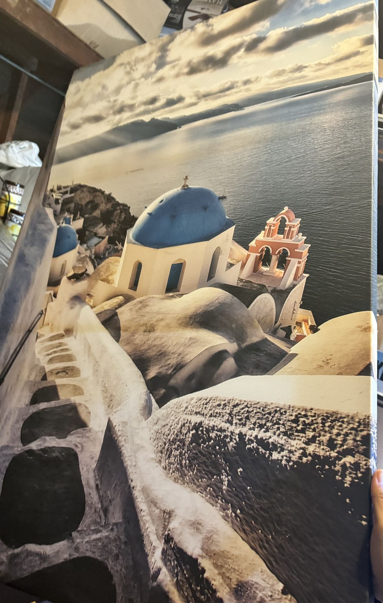 Tall Greece Picture Frame