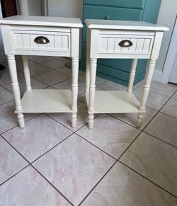 Wooden nightstands