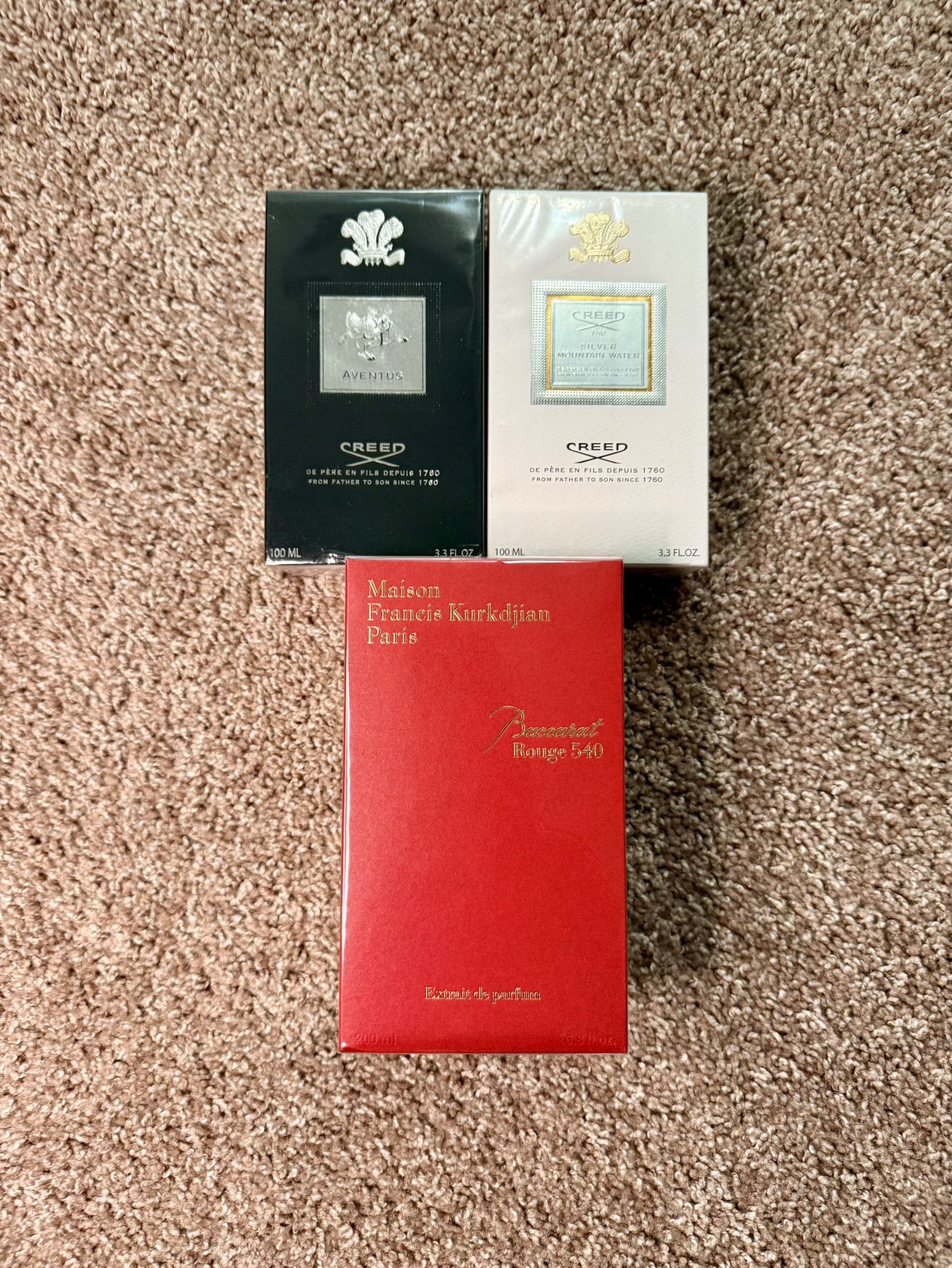 COLOGNE COLLECTION (CREED, ROUGE 540)