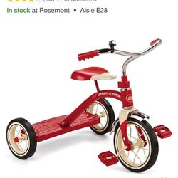 Radio Flyer 10" CLASSIC Tricycle RED