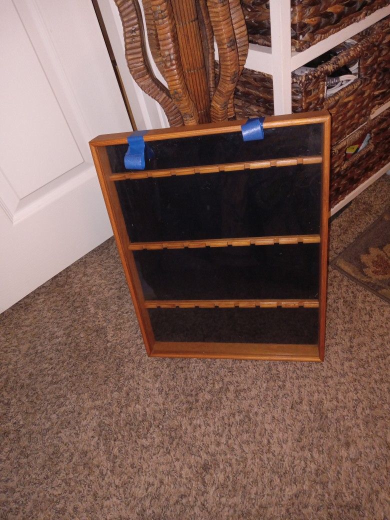 Antique Wood Spoon Holder
