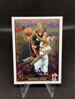 2003-04 Topps Chrome #115 Dwayne Wade RC Rookie Miami Heat Card