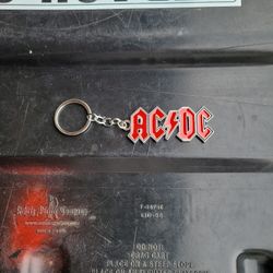 Brand New Ac/DC Metal Keychain