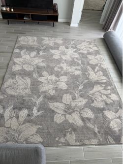 Gray rug