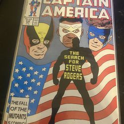 Captain America Comic Book - 1987