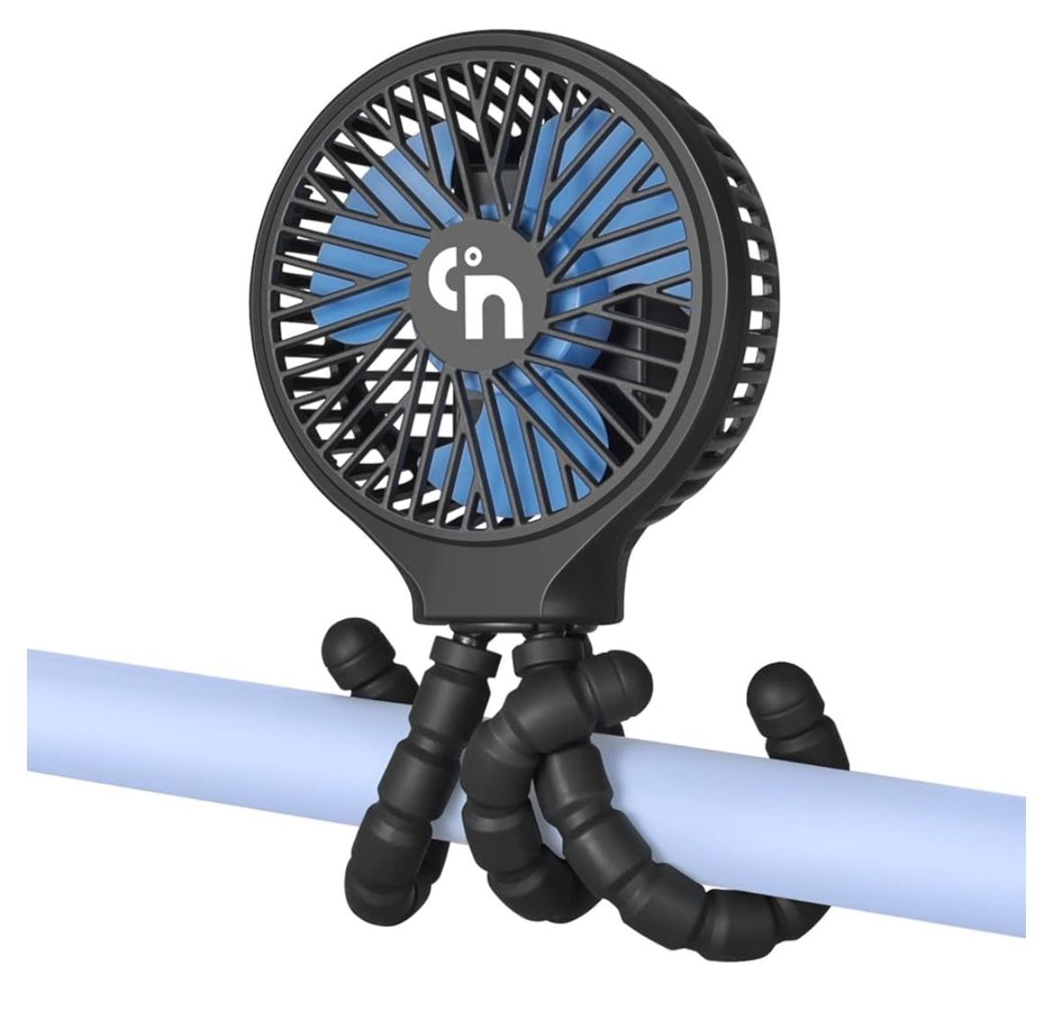 Mini Personal Portable Handheld Fan with Flexible Tripod USB or Battery Operated, Adjustable 3 Speeds, NEW