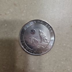 2016 Canada 3/4 Oz 999.9 Silver Coin 