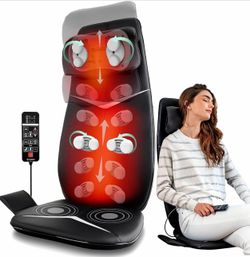 BRAND NEW High End 3D Shiatsu Neck and Back Massager with Heat for Chair