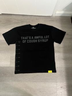 XL That's A Awful Lot of Cough Syrup Black Tee
