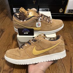 Size 11.5M - Nike SB Dunk Low Pro X NOTE Shop Manchester ‘Brew and Biscuits’ Brand New