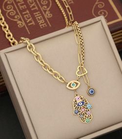 Karma necklace gold