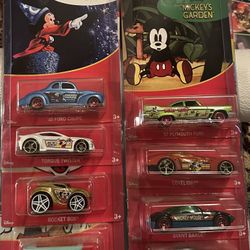 Hot Wheels Disney Set Of 8
