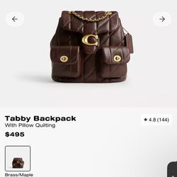 COACH Tabby Backpack