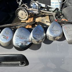 Golf Club, Drivers Driving Irons Fairways, Hybrids, And Wedges