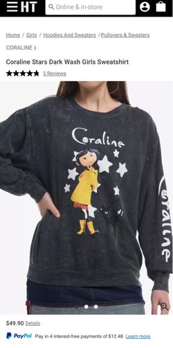 New Coraline Pullover Size medium