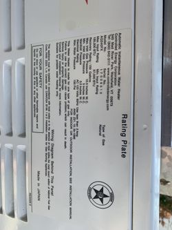 Bosch Aqua Star 240 FX Natural Gas Tankless Water Heater for Sale in Las  Vegas, NV - OfferUp