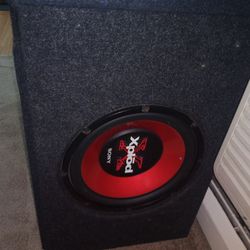 12" SONY SUBWOOFER & BOX