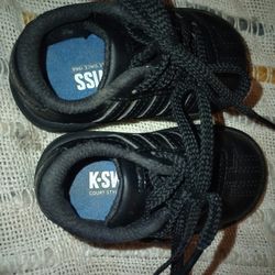 Brand New Black Kswiss Sneakers Size 3 Infant