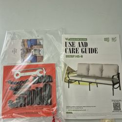 Moving Sale 🌞 BRAND NEW Patio Bench with Cushions – Still in Box! 🌞