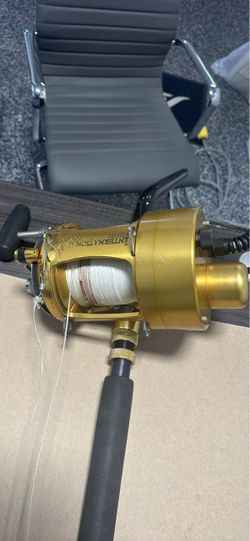 hooker electric reel w/ penn 80 wide