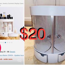 $20 Like New Cosmetics & Jewelry Storage Display Makeup 💄 organizer in mint condition