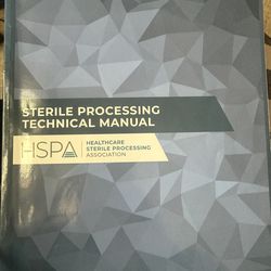Sterile Processing Technical Manual