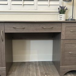 Grey  desk 