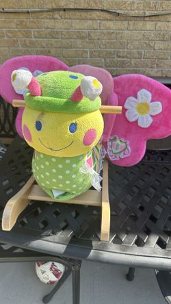 Rockabye Vintage Butterfly Rocker 