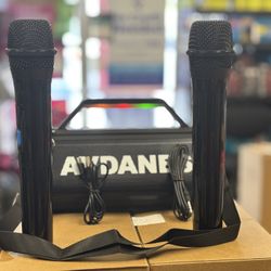 Speaker With Two Microphones