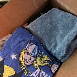 Box Of Boys Clothes 7/8