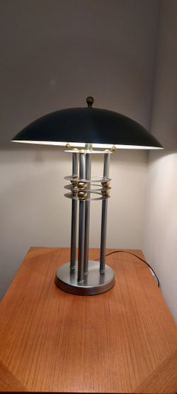 Antique Pewter Lamp