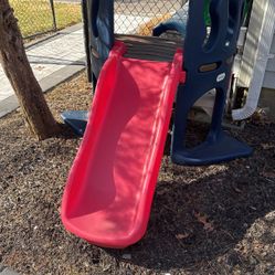 Slide  With Platform Hide And Slide Climber