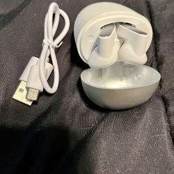 Blutooth Wireless Earbuds With Charging Case And Cable Electronics 