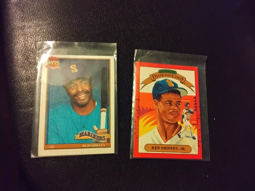 Ken Griffy & Ken Griffy Jr Rare Cards