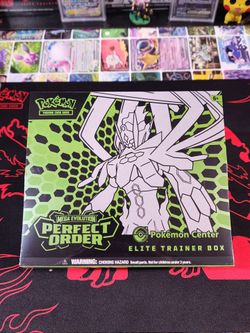 Pokemon Mega Evolution Perfect Order Pokemon Center Elite Trainer Box ETB