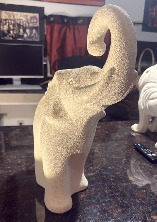 Ceramic lucky elephant.