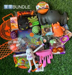 Squishy Halloween boo basket